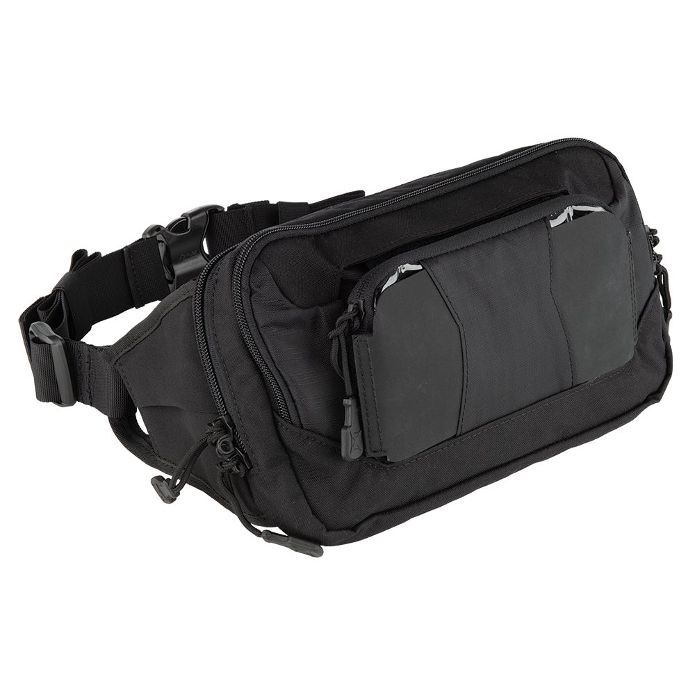 Vertx SOCP Tactical Fanny Pack in black, designed for concealed carry and low-profile functionality.